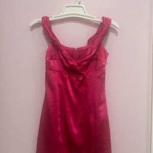 Elegant Pink Sleeveless Dress